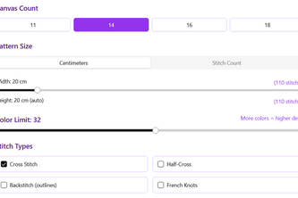 cross-stitch pattern maker