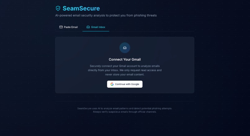 SeamSecure – screenshot 1