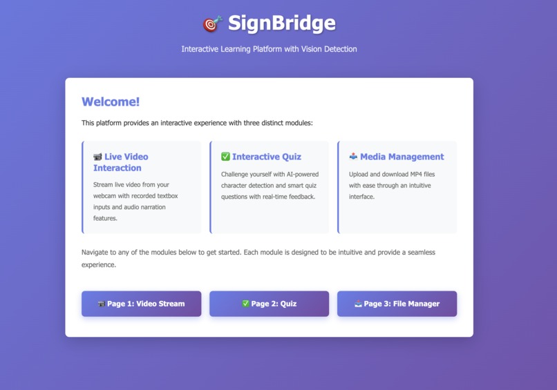 SignBridge – screenshot 1