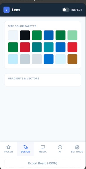 LENS – screenshot 2