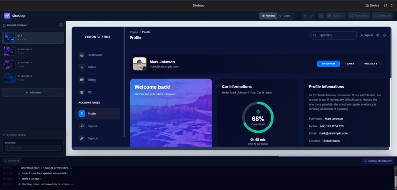 SiteSnap – screenshot 2