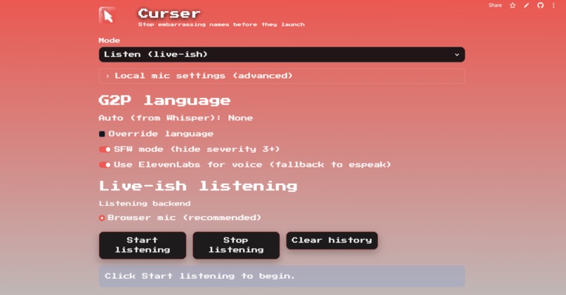 Curser – screenshot 3