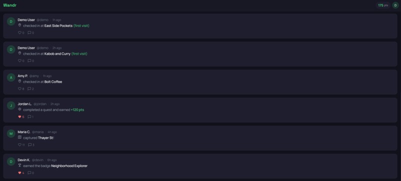 Wandr – screenshot 5