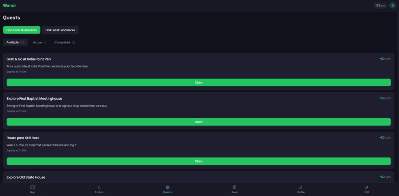 Wandr – screenshot 3