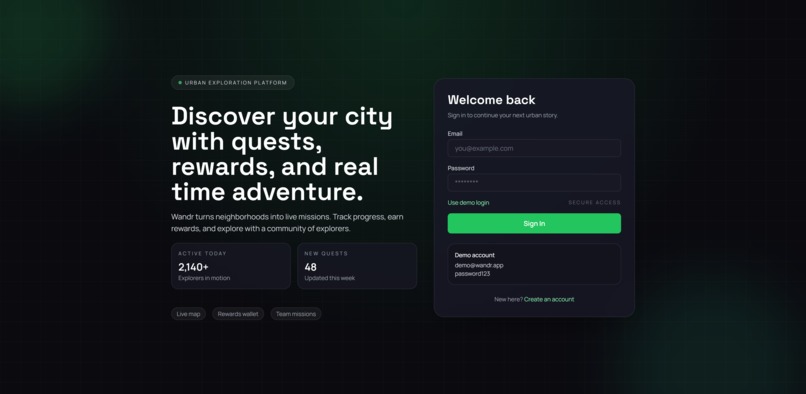 Wandr – screenshot 1