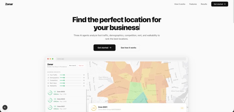 Zonar – screenshot 1