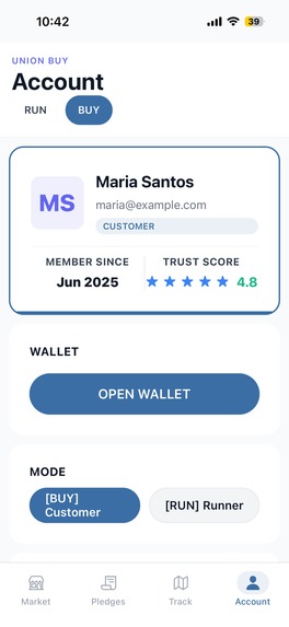 UnionBuy – screenshot 1