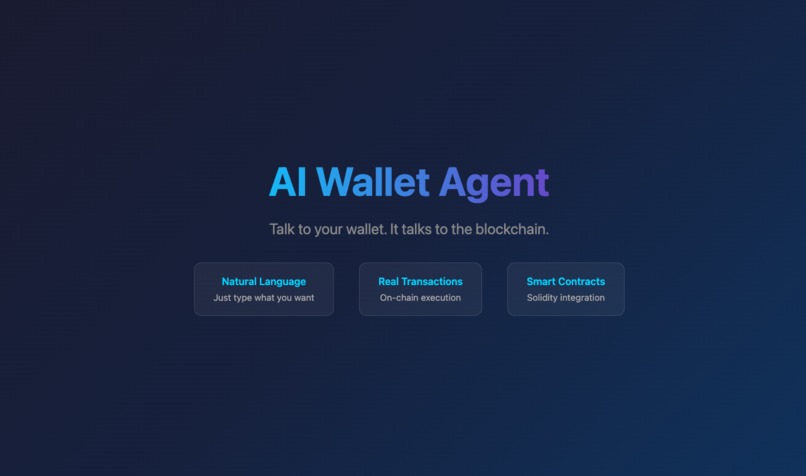 AI Wallet Agent – screenshot 1