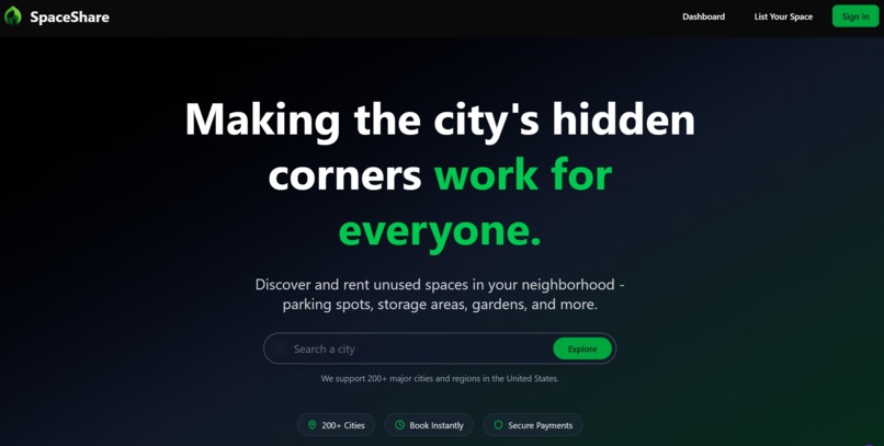 SpaceShare – screenshot 1