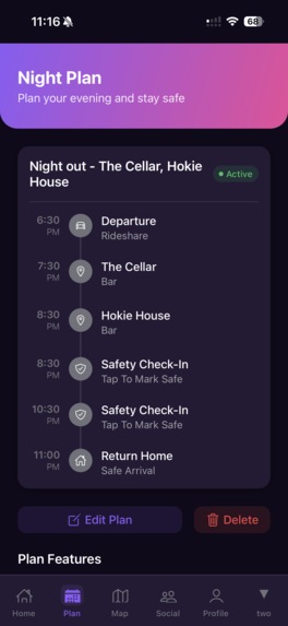 SafeNight – screenshot 3