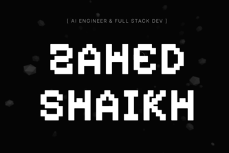Zahed Shaikh — AI & Tech Portfolio