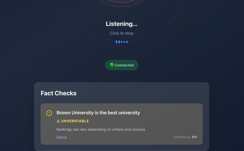 FactChecker AI – screenshot 1