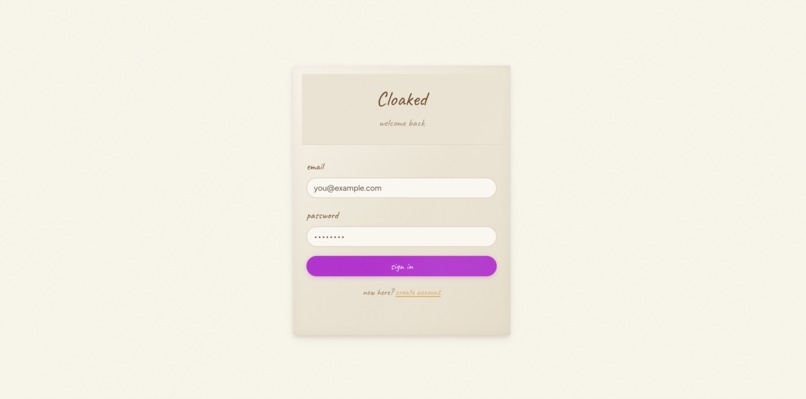 Cloaked – screenshot 3