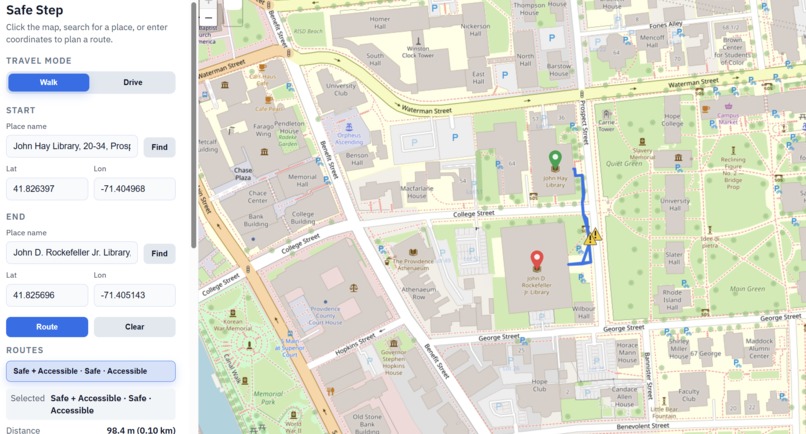 SafeStep – screenshot 3