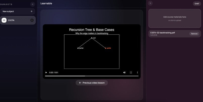 Learnable – screenshot 3