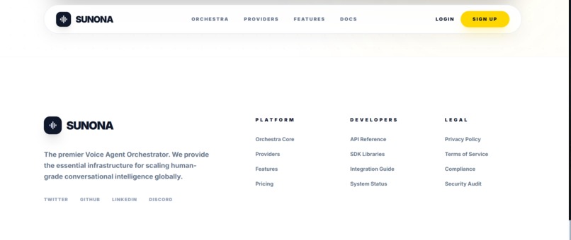 sunona voice agent. – screenshot 7