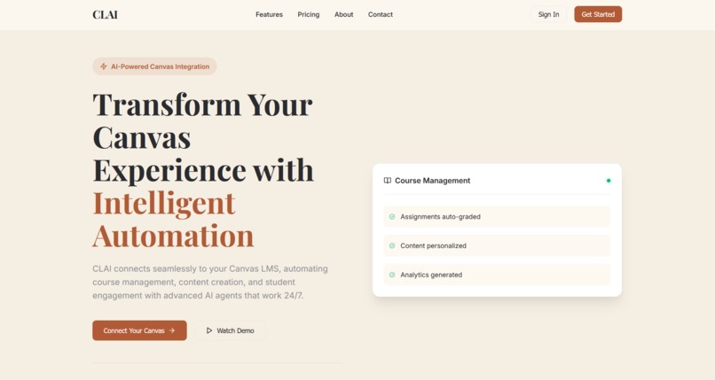 CLAI – screenshot 1