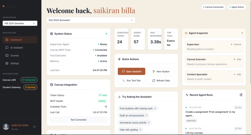 CLAI – screenshot 2