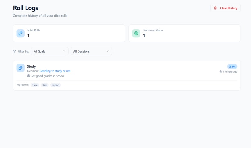 Wise Dice – screenshot 1