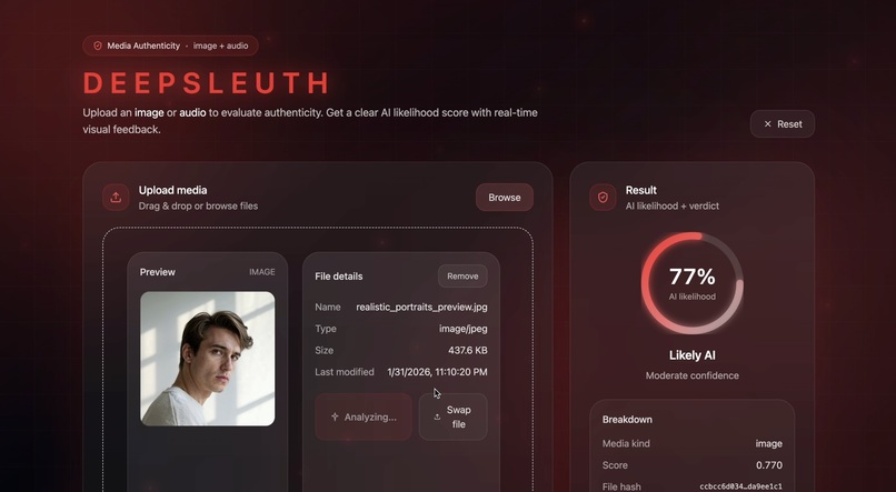 DeepSleuth – screenshot 1