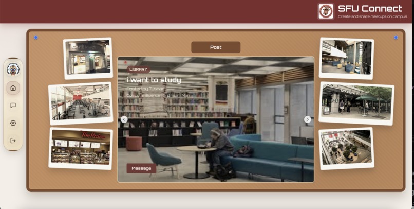 SFU Connect – screenshot 1