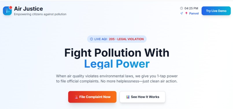 AQI_Justice – screenshot 1