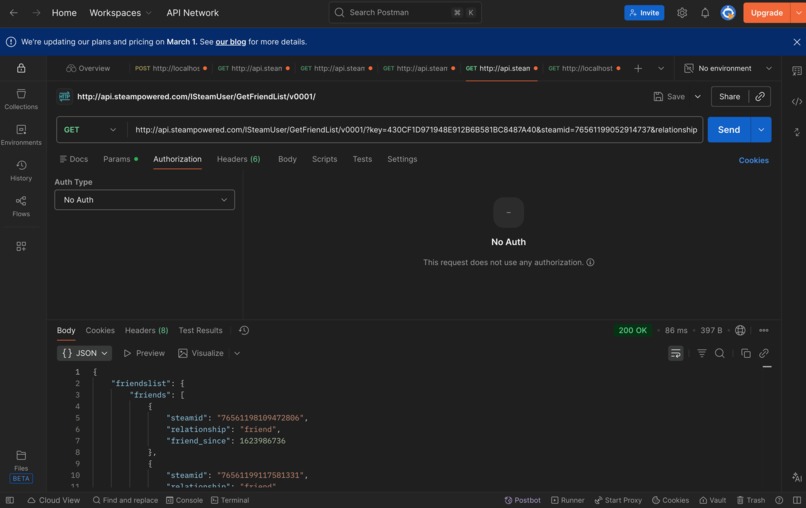 Beam - Steam API – screenshot 7