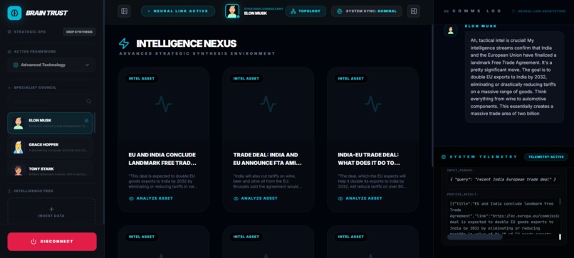 BrainTrust – screenshot 2