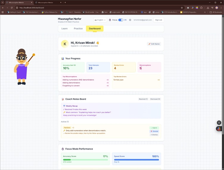 Misconception Mentor  – screenshot 5