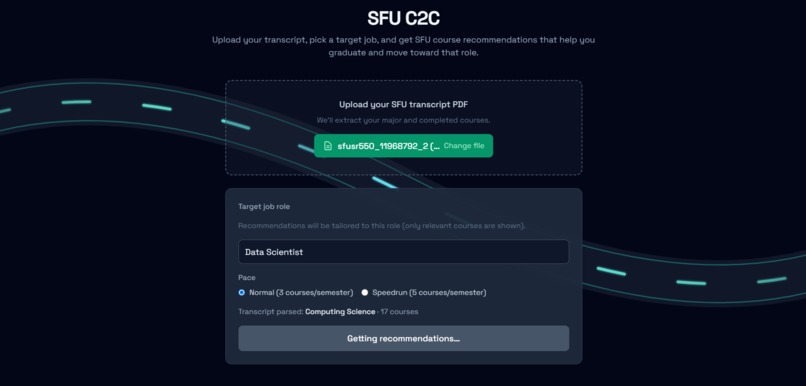 SFU C2C – screenshot 3