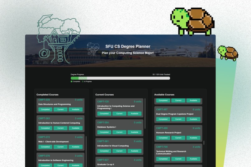 cs-course-planner – screenshot 1
