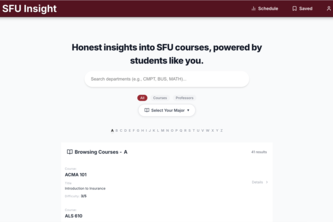 SFU Insight