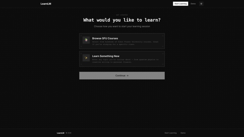 Learn-LM – screenshot 2
