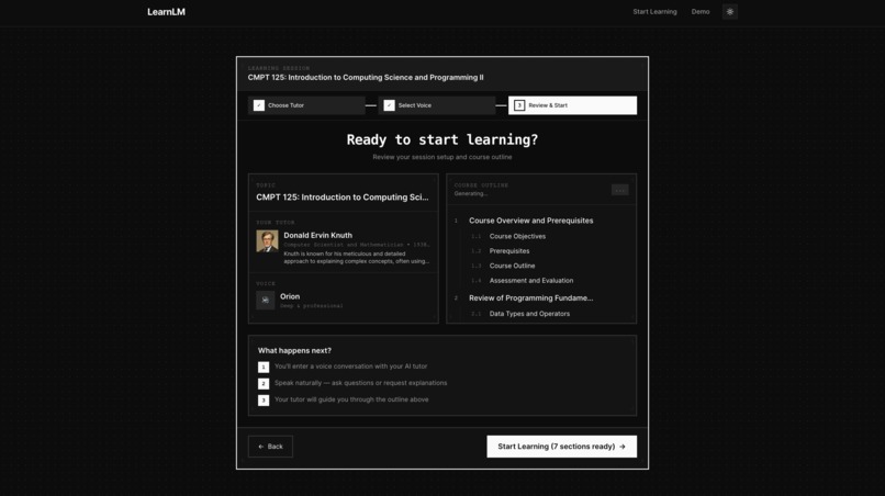Learn-LM – screenshot 6