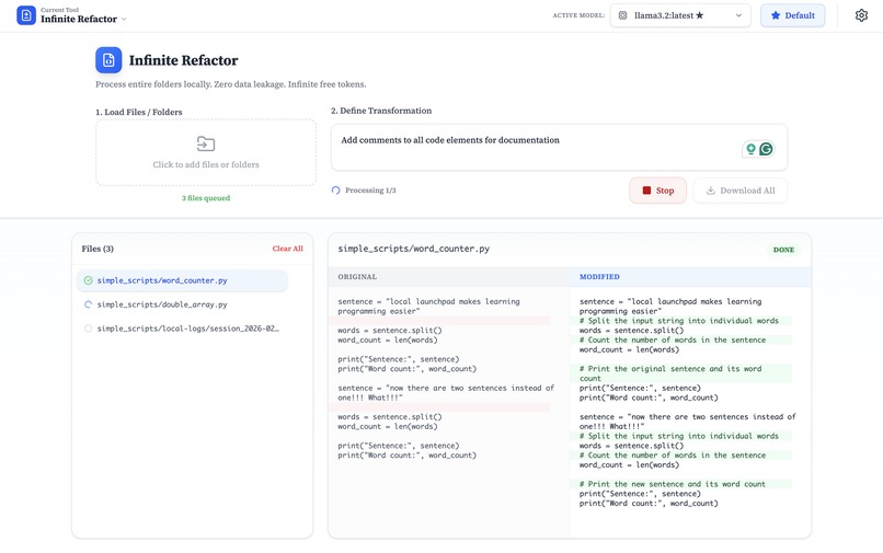 Local Launchpad – screenshot 3