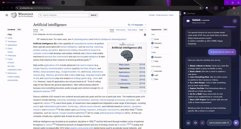 SideKick – screenshot 1