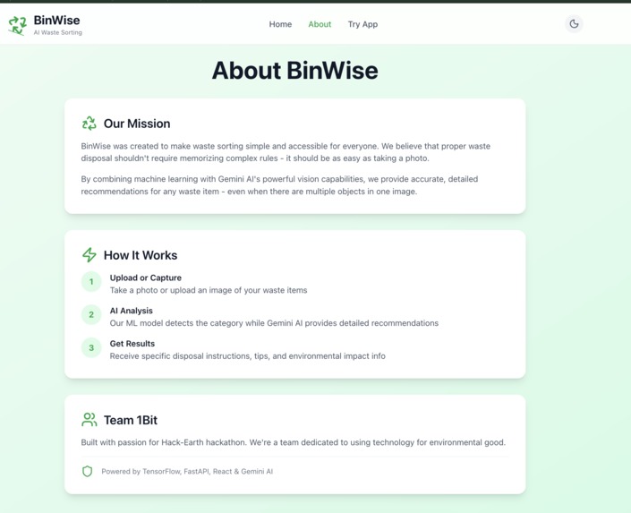 BinWise AI – screenshot 3