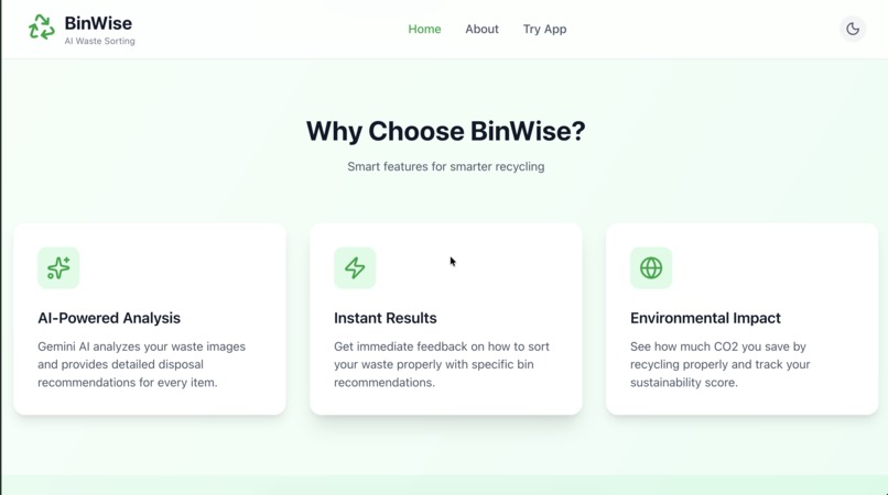 BinWise AI – screenshot 2