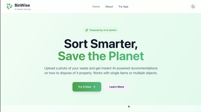 BinWise AI – screenshot 1