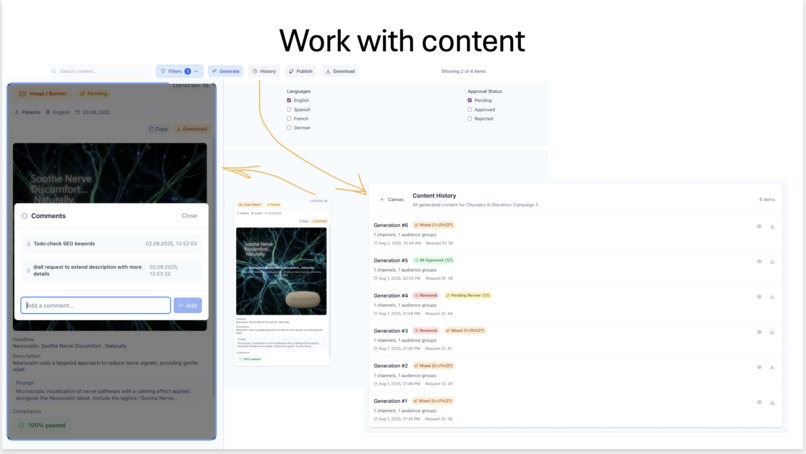 Marketing Content Generator – screenshot 4