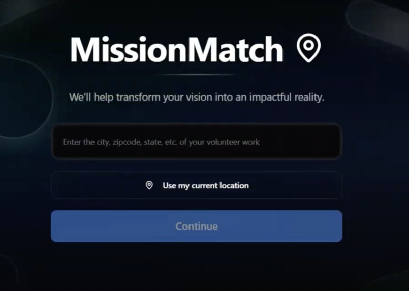 MissionMatch – screenshot 1