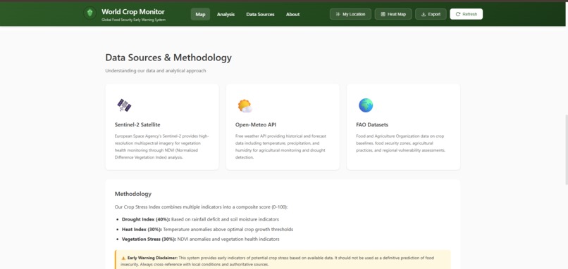 World Crop Monitor – screenshot 1