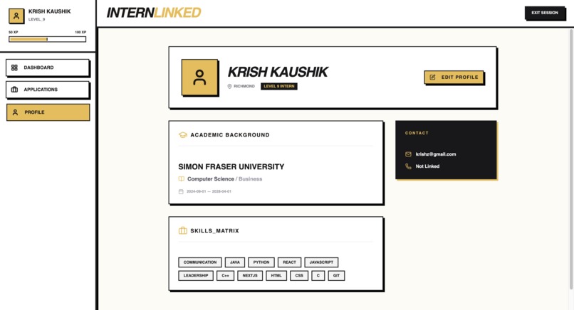 InternLinked – screenshot 3