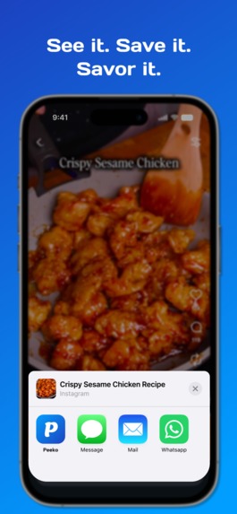 Peeko: Recipe Manager – screenshot 2