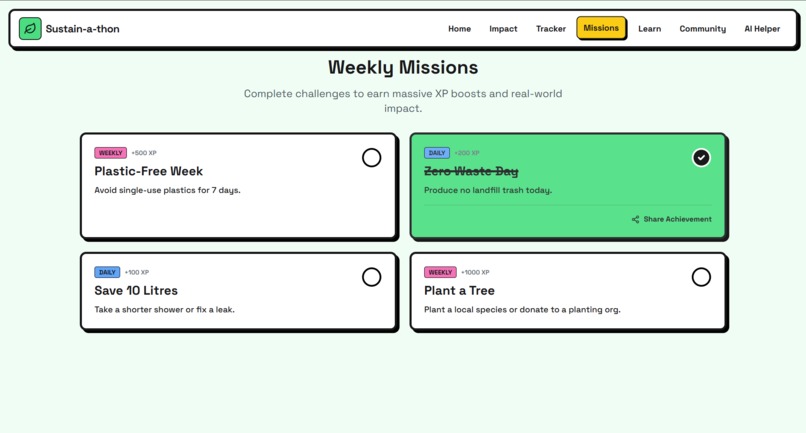 Sustain-a-thon – screenshot 5