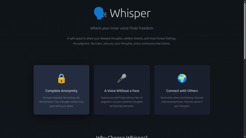 Whisper – screenshot 1