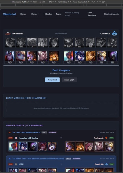 League of Legends Draft Predictor / Practice Tool – screenshot 3