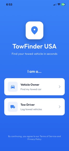 TowFinder USA – screenshot 2