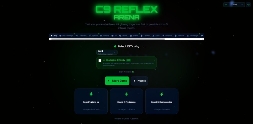  C9 Reflex Arena - Cloud9 x JetBrains Hackathon – screenshot 3