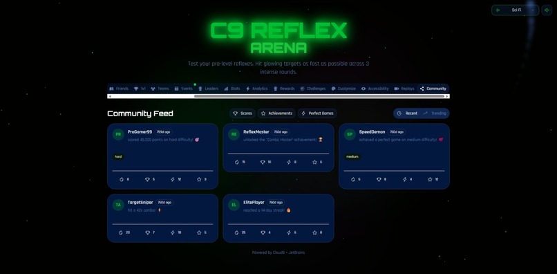  C9 Reflex Arena - Cloud9 x JetBrains Hackathon – screenshot 7
